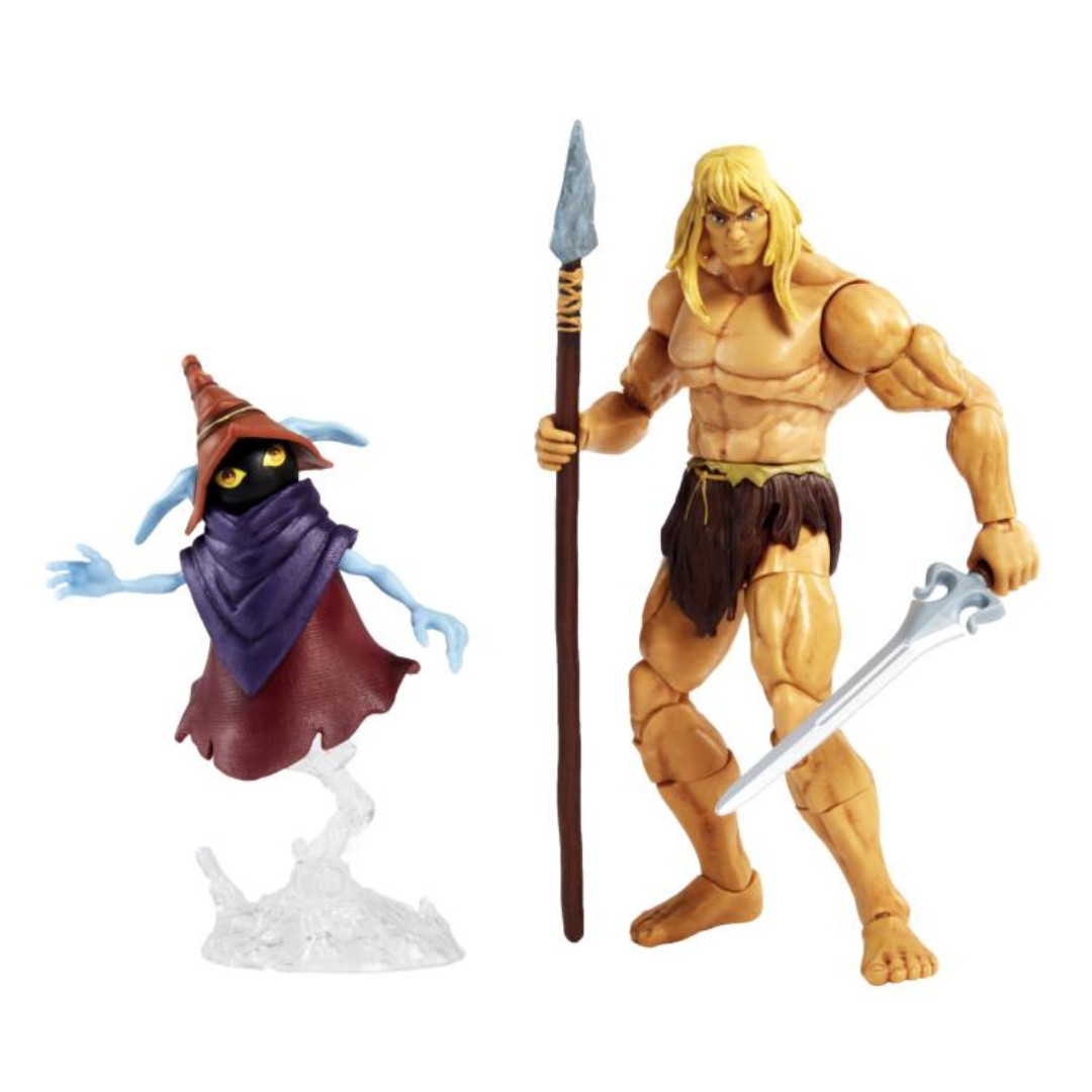 Masters of the Universe Revelation - Deluxe Savage He-Man and Orko