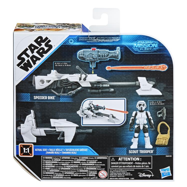 Star Wars Mission Fleet Expedition Class Scout Trooper Speeder Bike Set