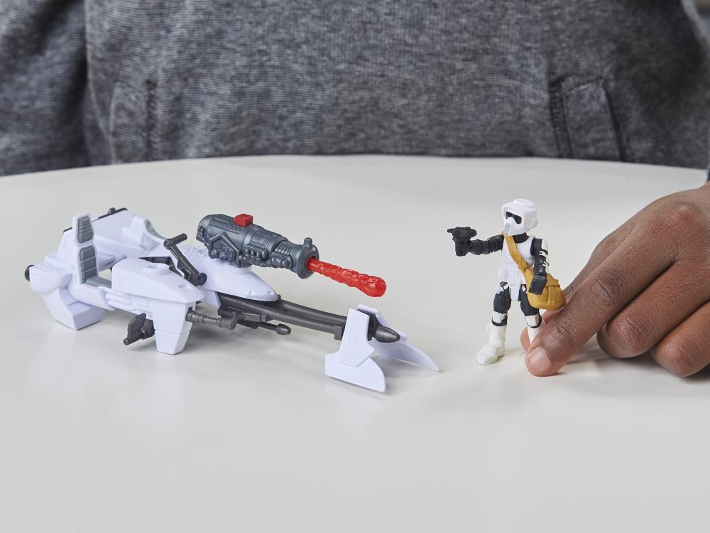 Star Wars Mission Fleet Expedition Class Scout Trooper Speeder Bike Set