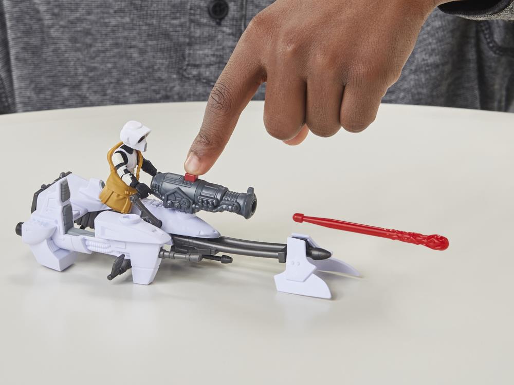 Star Wars Mission Fleet Expedition Class Scout Trooper Speeder Bike Set
