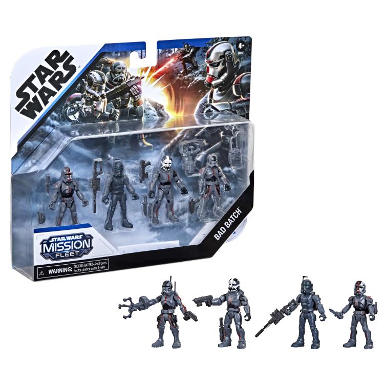 Star Wars Mission Fleet Clone Commando Clash Pack Bad Batch