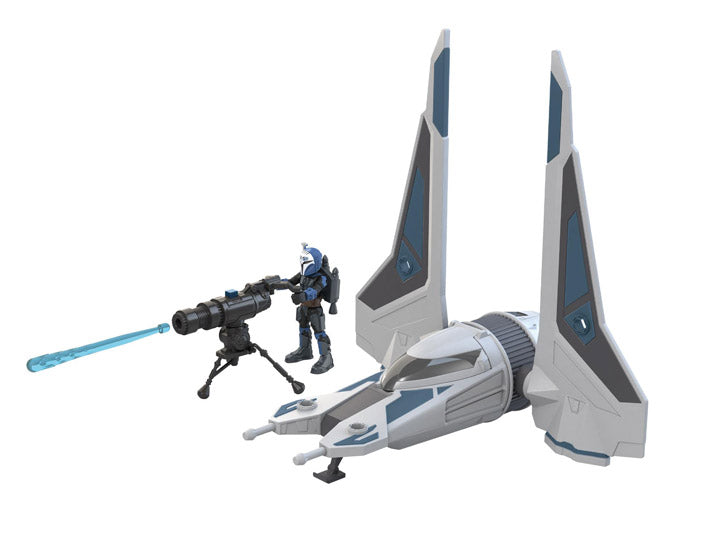 Star Wars Mission Fleet Stellar Class Bo-Katan and Gauntlet Starfighter