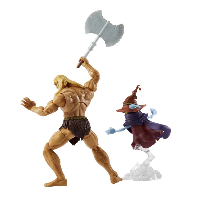Masters of the Universe Revelation - Deluxe Savage He-Man and Orko