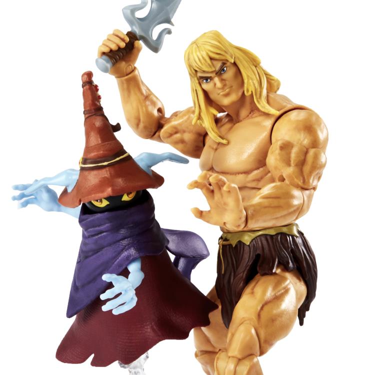 Masters of the Universe Revelation - Deluxe Savage He-Man and Orko