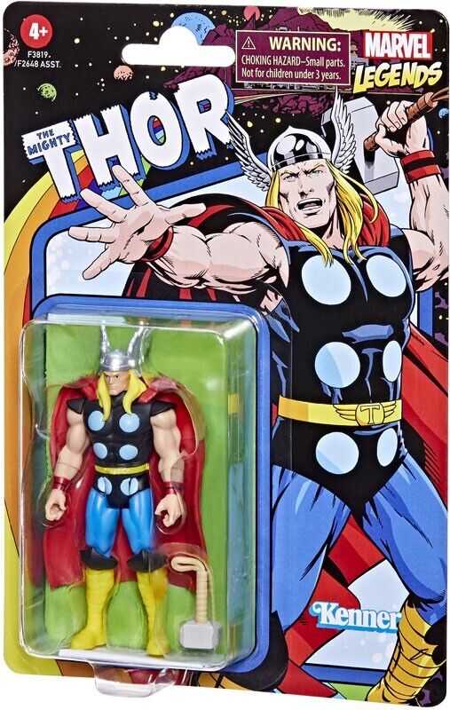 Hasbro Marvel Legends Retro 3.75" The Mighty THOR Action Figure Kenner F3819