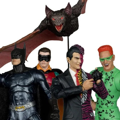 DC McFarlane Batman Forever - Batman, Riddler, Robin, Two-face action figures