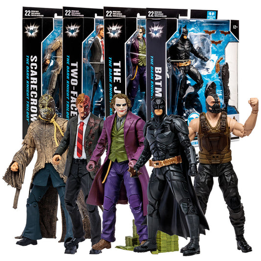 McFarlane - DC The Dark Knight Trilogy Bundle Set (4) w/Bane
