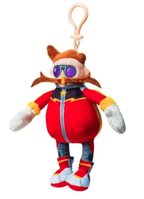 Sonic Prime Egg man clip-on plush