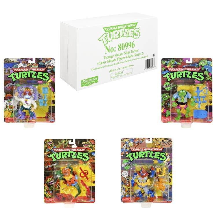 Teenage Mutant Ninja Turtles Original Classic Mutants Action Figure 4-Pack
