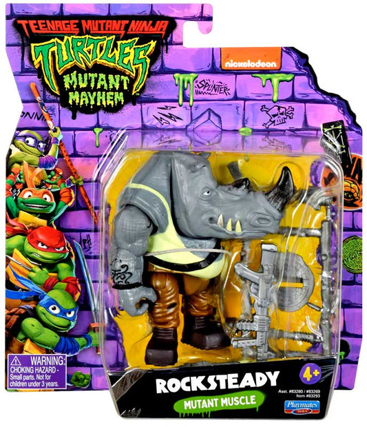 Teenage Mutant Ninja Turtles Mayhem - Rocksteady action figure
